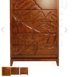 Monstera Wood Dresser Chest > 
Night Stand