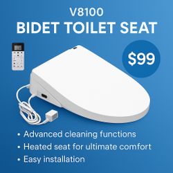 Heated Smart Toilet Seat (Pickup/Deliver) Brand New