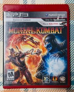 Mortal Kombat (Sony PlayStation 3 PS3, 2011) Tested With Case Fast Shipping E118
