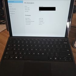 Microsoft Surface Pro 5th Gen 256gb Model 1796