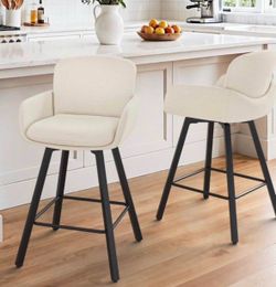 Set of 2 Swivel Barstools