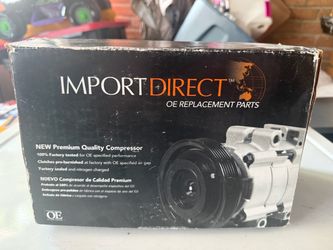 New Premium Replacement Air Compressor, 2002 Honda CRV, Import Direct, 58881