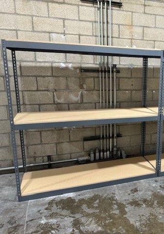 Warehouse Shelving 72 in W x 24 in D Garage 3 Tier Storage Racks Stronger Than Homedepot Lowes And Costco Delivery Available