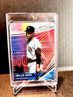 2026 Topps Chrome Willie Mays Rivals Away Insert #RVA-5 Giants Hall of Fame SP