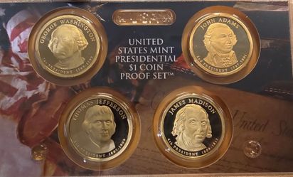 Complete 2007 United States Mint Presidential $1 Coin PROOF COIN
