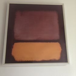 Framed Art Print By Mark Rothko -Untitled 1962