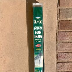 Cordless Exterior Sun Shade 8’x8’