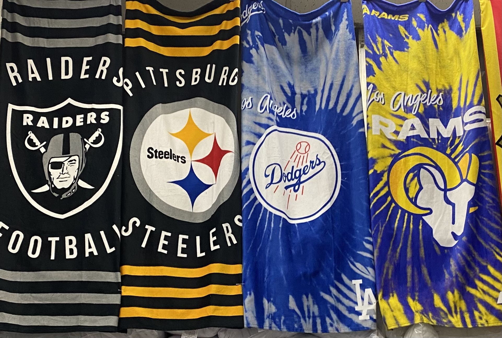 Rams Cowboys Raiders Steelers Dodgers 49ers