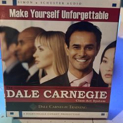 Dale Carnegie Make Yourself Unforgettable Dvd Audiobook Brand New