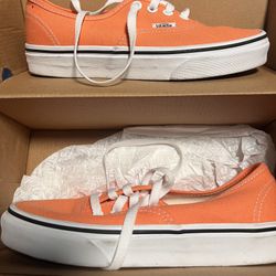 Vans, Orange Color, Size 6.5