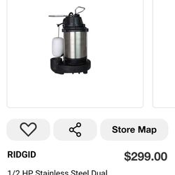 Stainless Steel Dual Suction Submersible Sump Pump