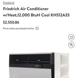 Friedrich Air CONDITIONER WITH Heat