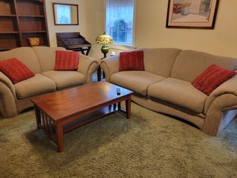 Couch and loveseat