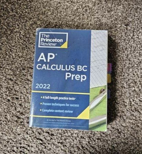 AP Calculus BC Prep 2022 Textbook, The Princeton Review