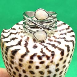 Sterling Southwestern Opal Ring Sz10