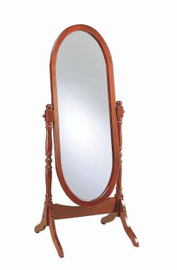 Oval Cheval Mirror in Warm Brown! Brand New! Lowest Prices!