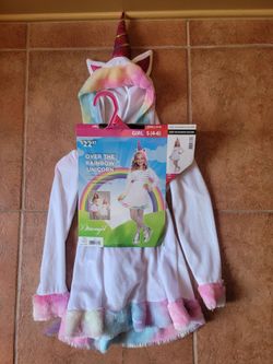 Unicorn Tunic Girls Size 4-6