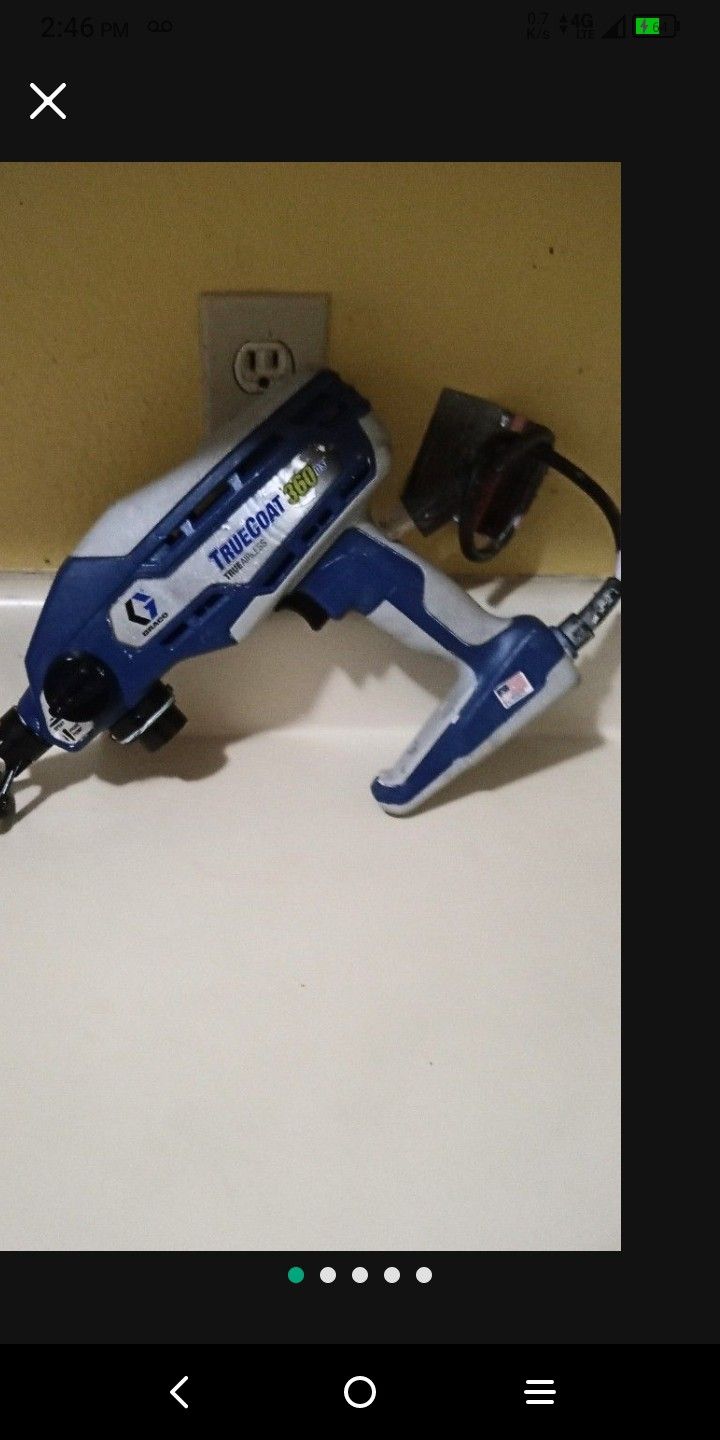 Graco trueCoat variable speed handheld electric sprayer like new little used