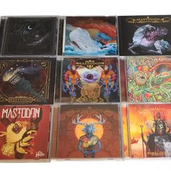 Mastodon 9 CD Lot Medium Rarities Remission Leviathan Hunter Emperor Of Sand 

