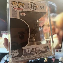 Funko POP Kyrie Irving Autographed 