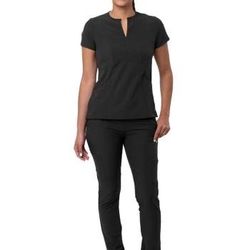 Adar Med Gear Womens Scrubs Uniforms L XL Medical 7 Matching Sets Top and Bottoms included 