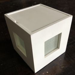 4 Sided White Family Photo Cube