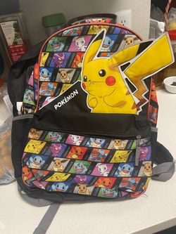 POKEMON PIKACHU BACKPACK NORMAL SIZE 15 BY 17