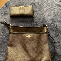Coach Bag With Wallet 