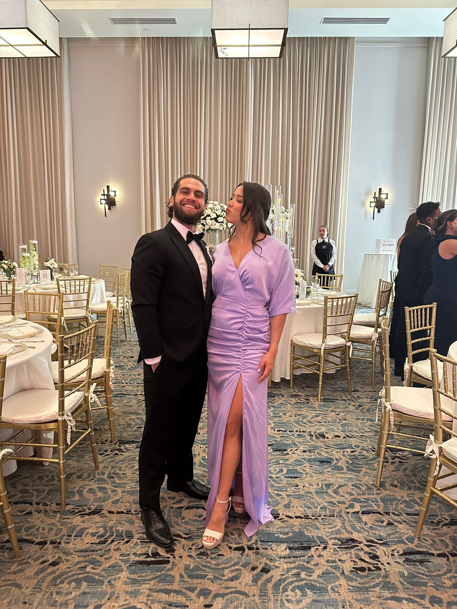 Mermaid Style Lilac Dress