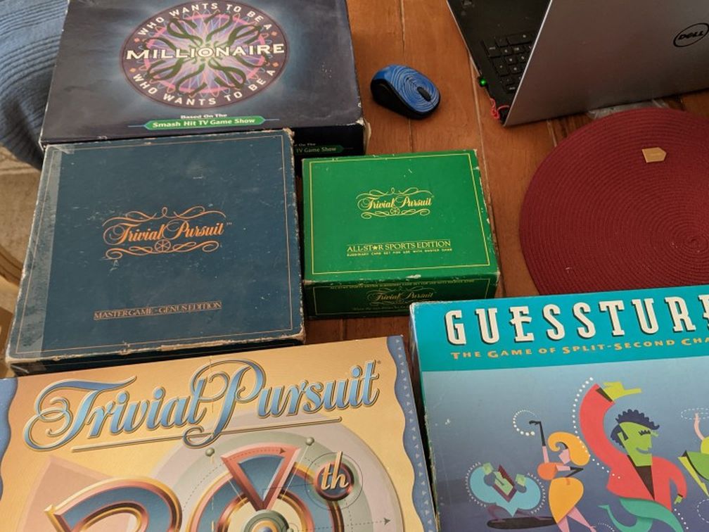4 Different Board Games 3.00 Each