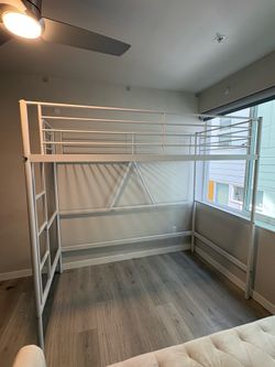Loft twin bed frame