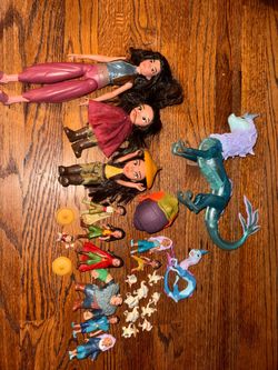 Disney Rays the Last Dragon Toy Figure Lot