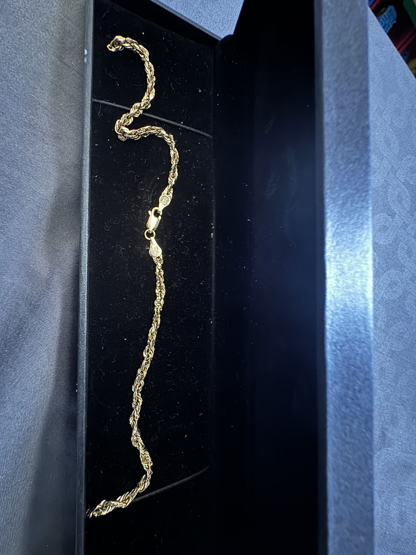 Rope Bracelet 4mm 10k Gold