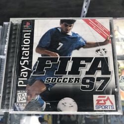 FIFA 97 Ps1 $65 Gamehogs 11am-7pm Rare Game 