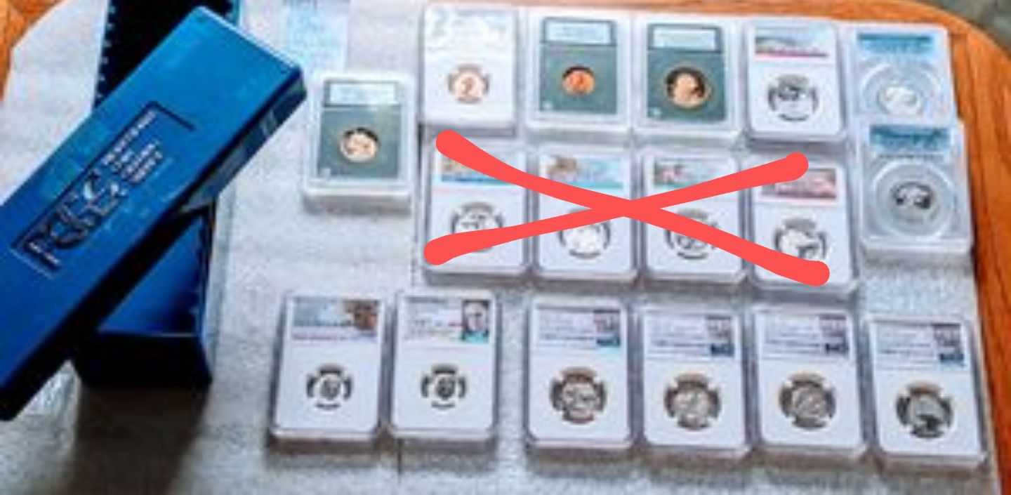 Silver &More- HUGE 12 pc Graded Coin Collection!! +PCGS Slab holder *NEW AWESOME LOW PRICE!!