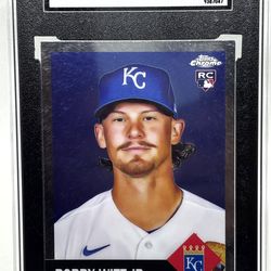 BOBBY WITT JR.  RC SGC 9.5 2022 Topps Chrome Platinum Anniversary #61