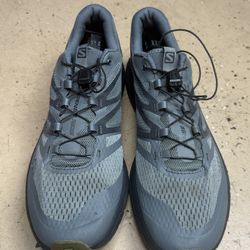 Trail-ready Salomon Sense Ride 2 shoes.