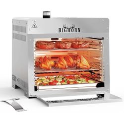 BIG HORN OUTDOORS 1500°F Small Infrared Propane Gas Grill