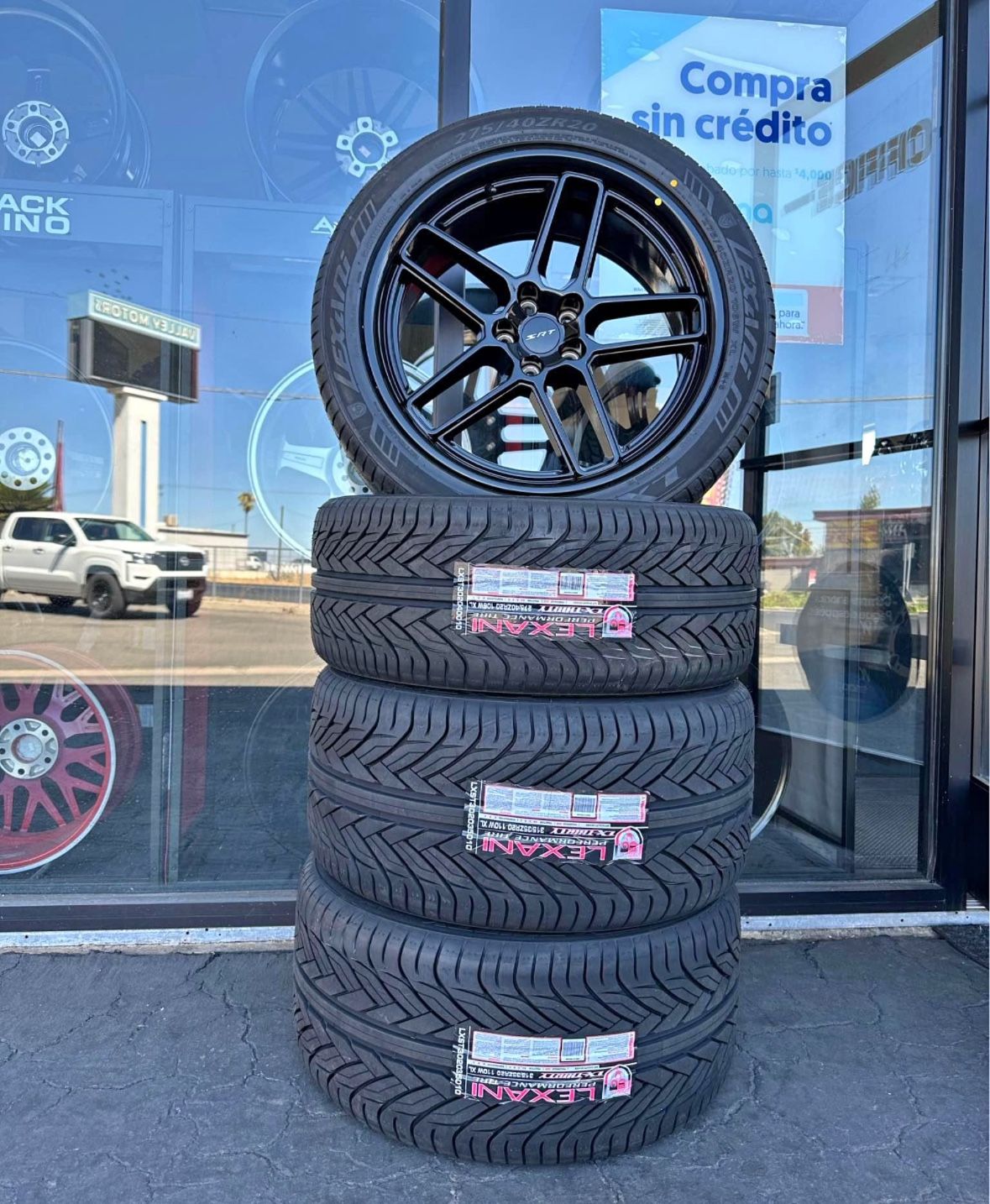 20x9 20x10.5 STAGGERED REPLICAS CHARGER FINANCE AVAILABLE $0 DOWN PAYMENT WITH CREDIT APPROVAL