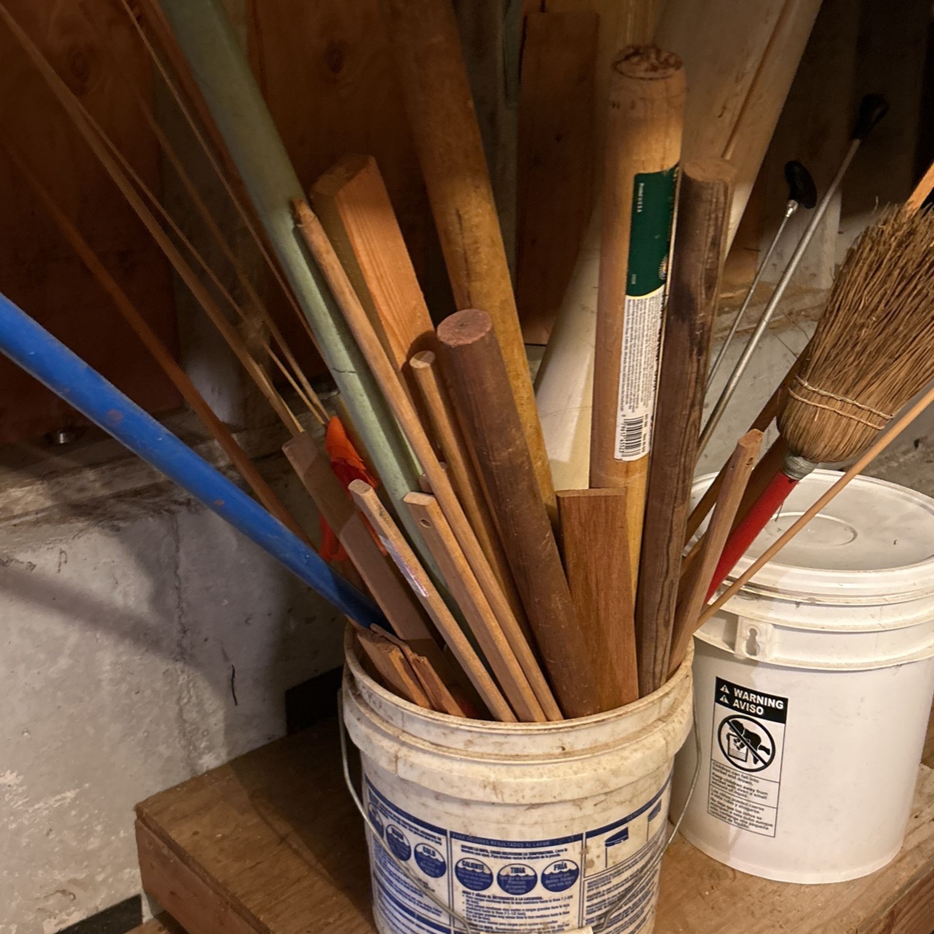 Odds,ends, Many Dowels 
