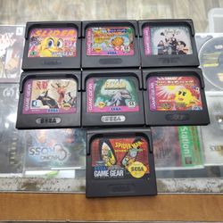 Sega Game Gear Games Lot
