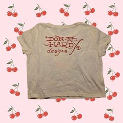 Ed Hardy Designs Crop T-Shirt