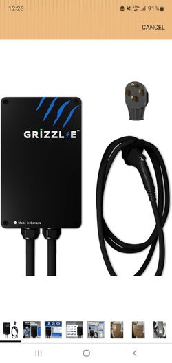New Grizzl-E Classic, Level 2 240V / 40A Electric Vehicle (EV) Charger, UL Certified, Metal Case Enclosure, Indoor/Outdoor Electric Car Fast Wall Char