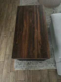 Coffee table with storage