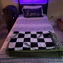 Single Bed With Mattress “ 5 Months Use Only”