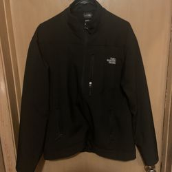 North face Zippered Jacket Black (L}