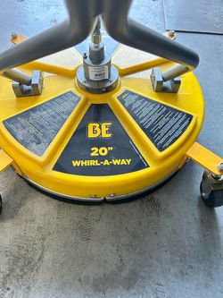Pressure washer surface cleaner