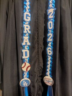 Graduation lei Dodger's inspired 2026