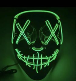 Halloween LED Mask Halloween Christmas Mask, Scary Mask Cosplay