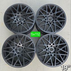 Rotiform BLQ R110 MS REPS POWDER COATED gunmetal Gray Wheels 19 inch Wheels